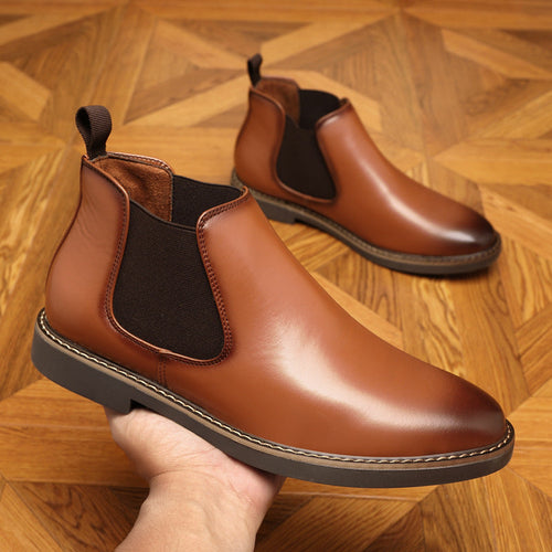 Eleganz™ – Classic Pointed-Toe Formal Boots for Men (Global Shipping)